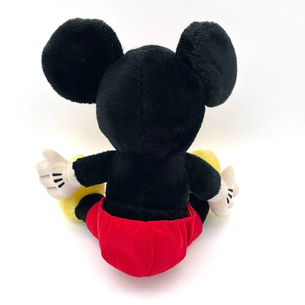 Disney Mickey Mouse Plush Toy Unisex OS Black Red Good Vintage Disneyland WDW